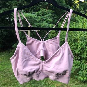 Pink aerie bralette